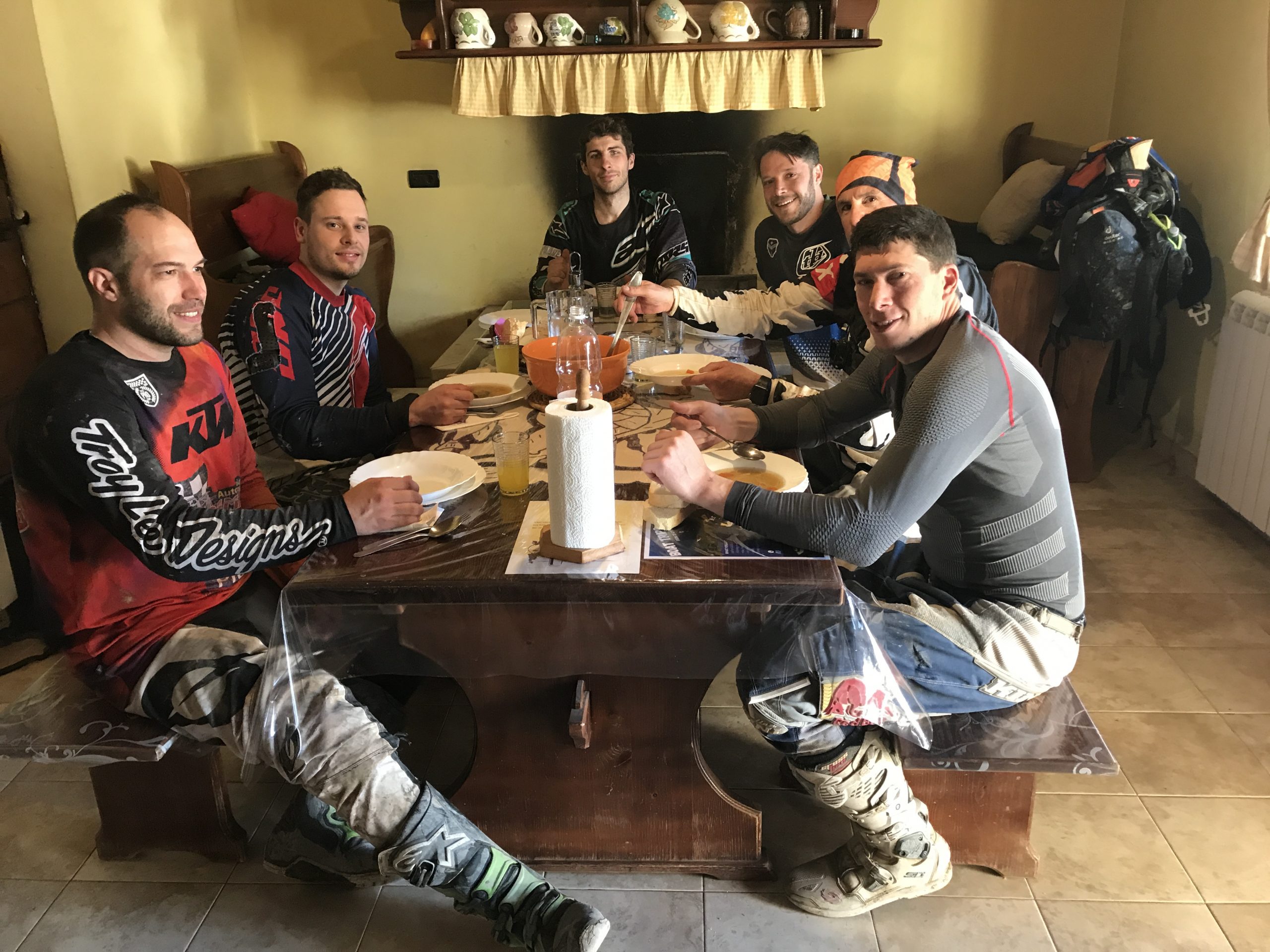 Lunch for enduro guys
